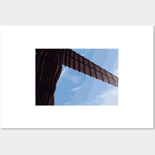 Angel Of The North - View #1 Posters and Art